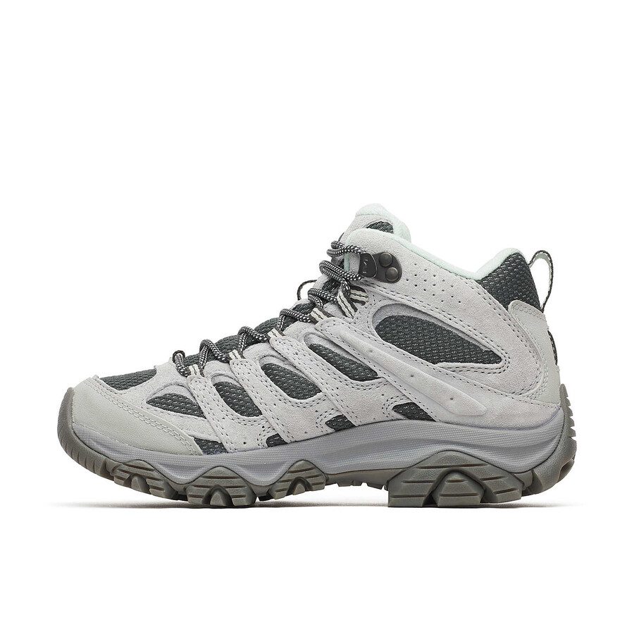 women - moab 3 mid waterproof wide width - boots alloy