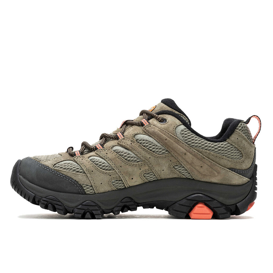 women moab 3 gore-tex wide width hiking shoes olive