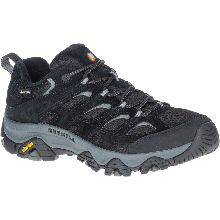 women moab 3 gore-tex hiking shoes black