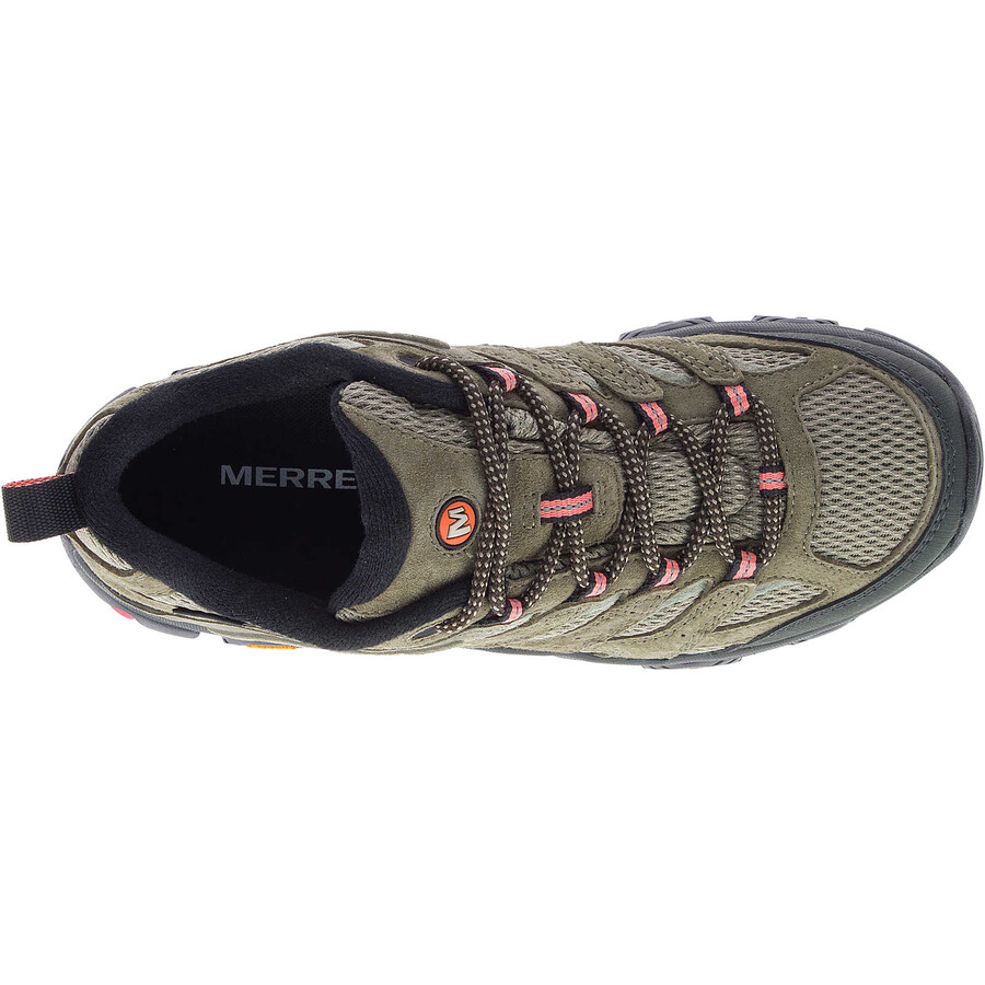 women moab 3 gore-tex hiking shoes olive