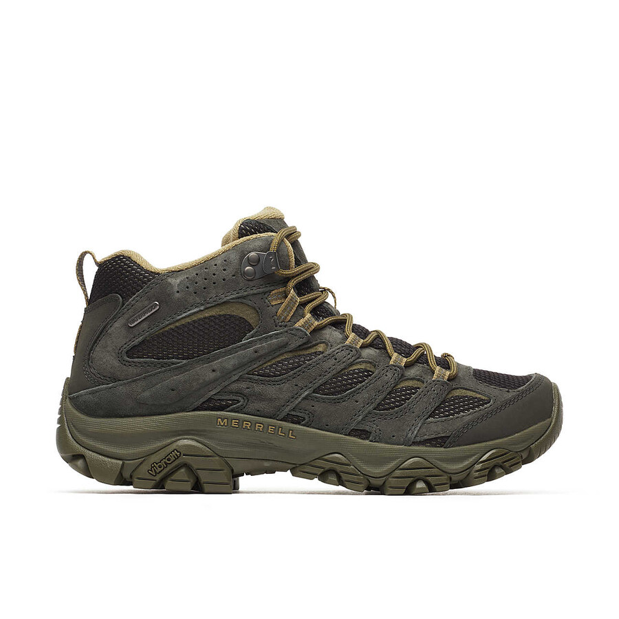 men moab 3 mid waterproof hiking boots blackbeluga
