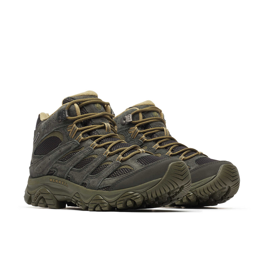 men moab 3 mid waterproof hiking boots blackbeluga