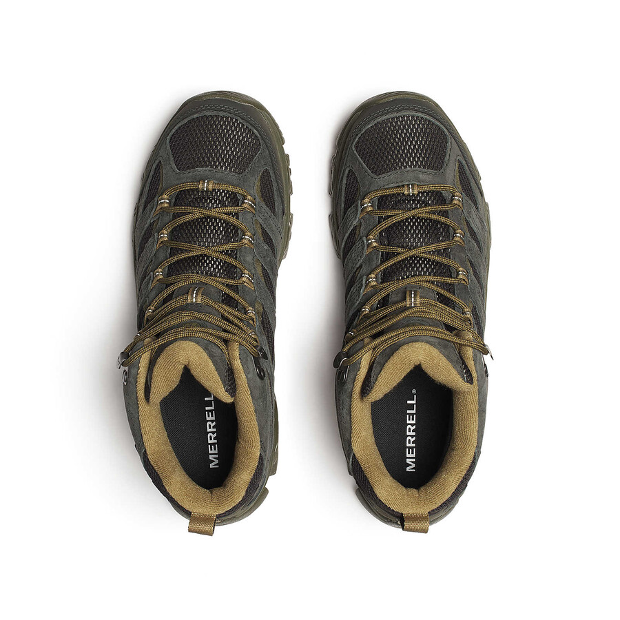 men moab 3 mid waterproof hiking boots blackbeluga