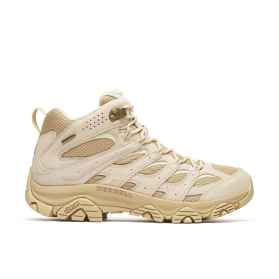 men moab 3 mid waterproof hiking boots latte