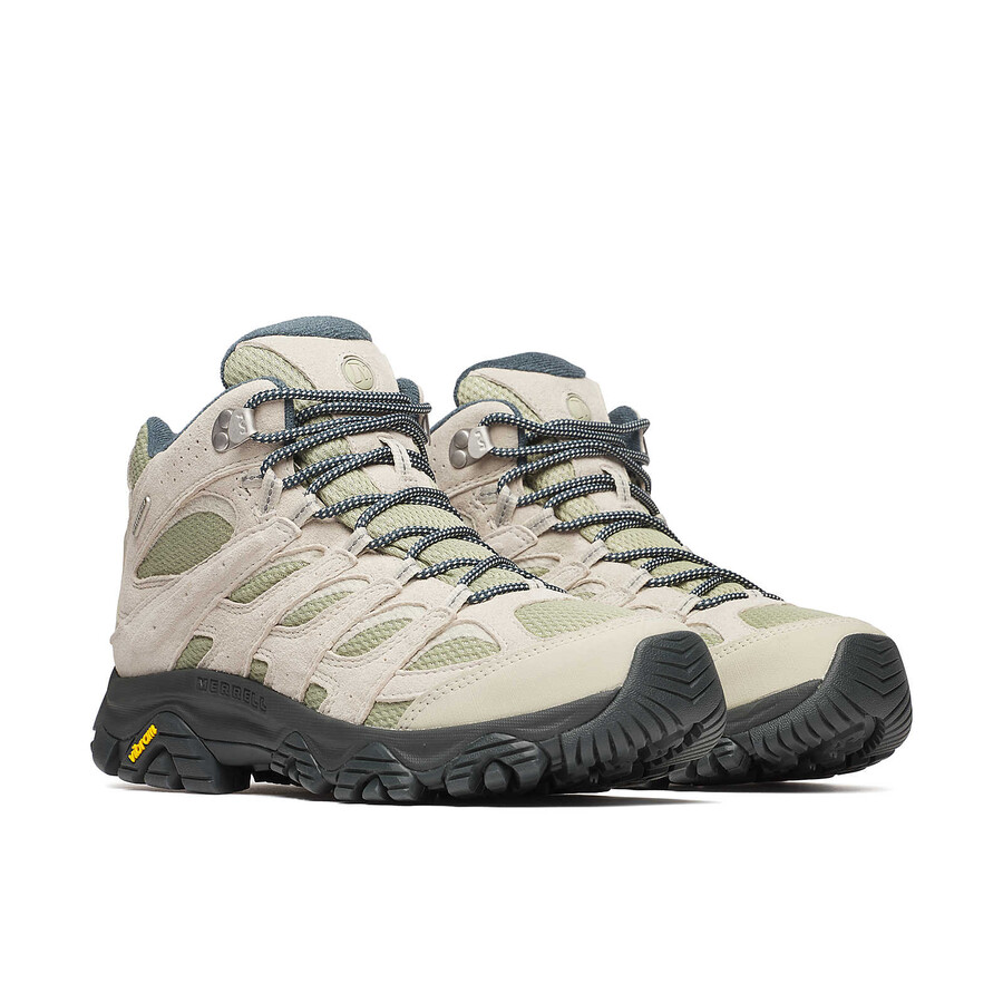 men moab 3 mid waterproof hiking boots talc