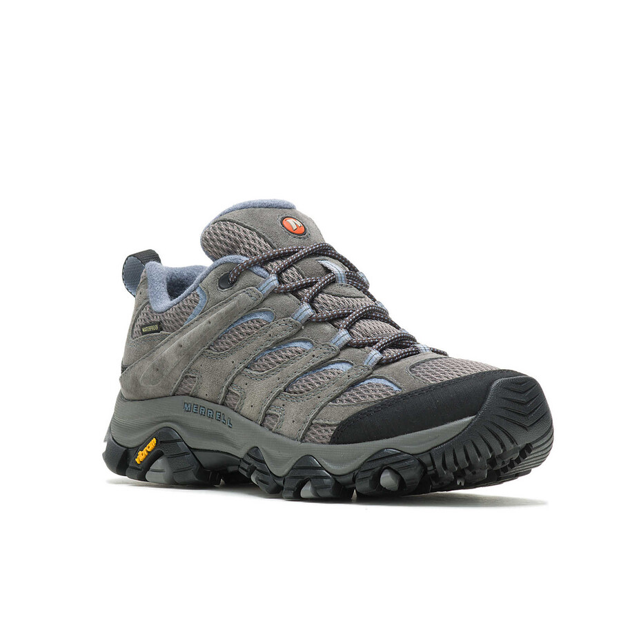 women - moab 3 waterproof wide width - shoes granite