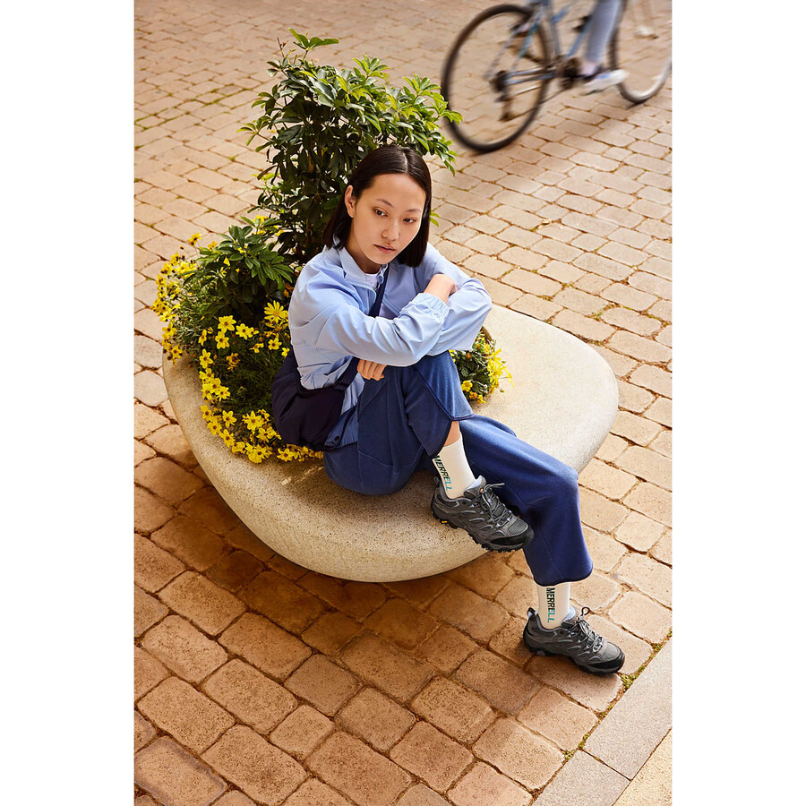 women - moab 3 waterproof wide width - shoes granite