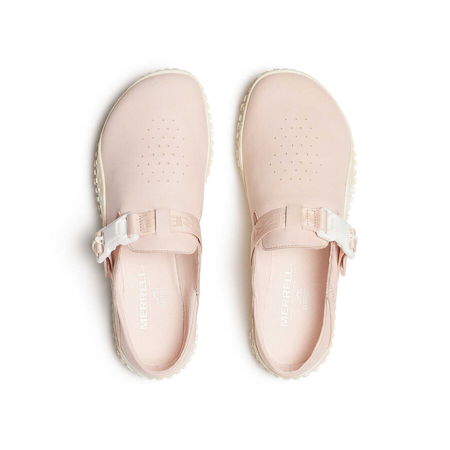 women - wrapt slide nubuck - shoes pink salt