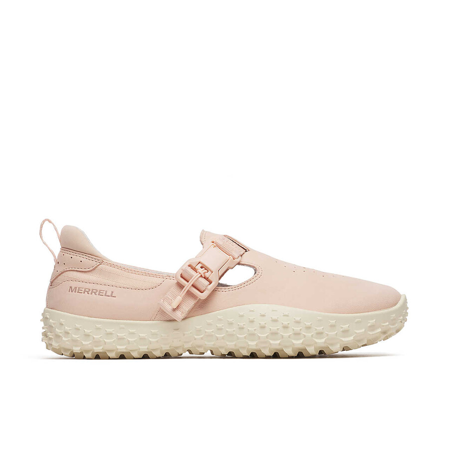 women - wrapt buckle nubuck - shoes pink salt