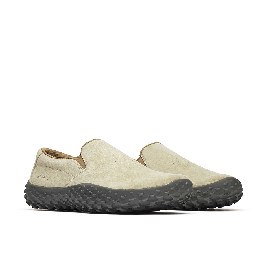 men wrapt slip on casual shoes drab
