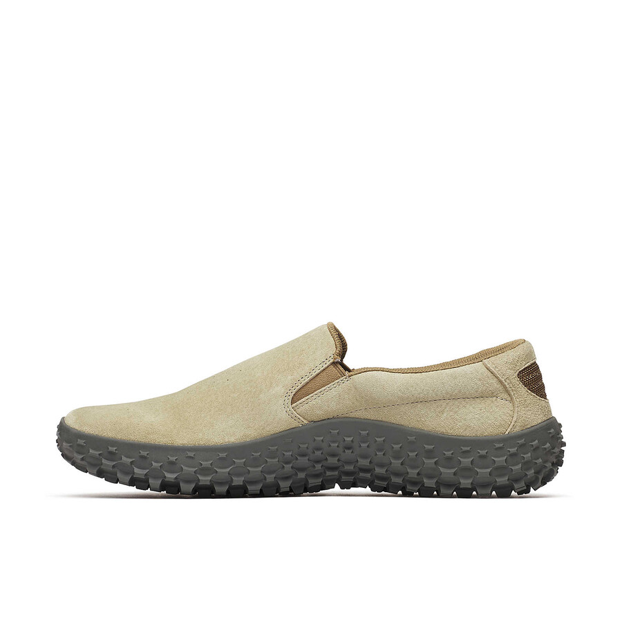 men wrapt slip on casual shoes drab
