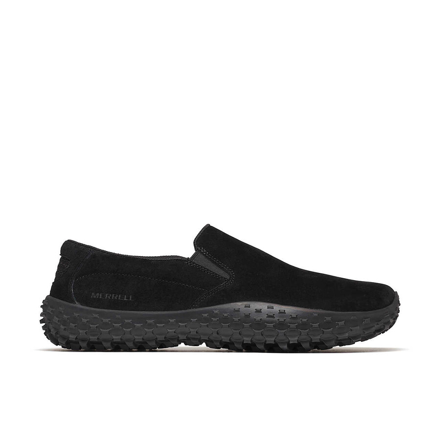men wrapt slip on casual shoes black