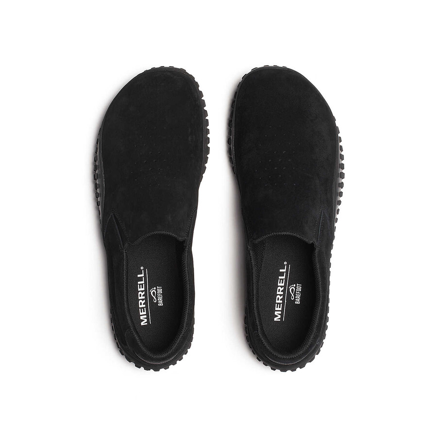 men wrapt slip on casual shoes black