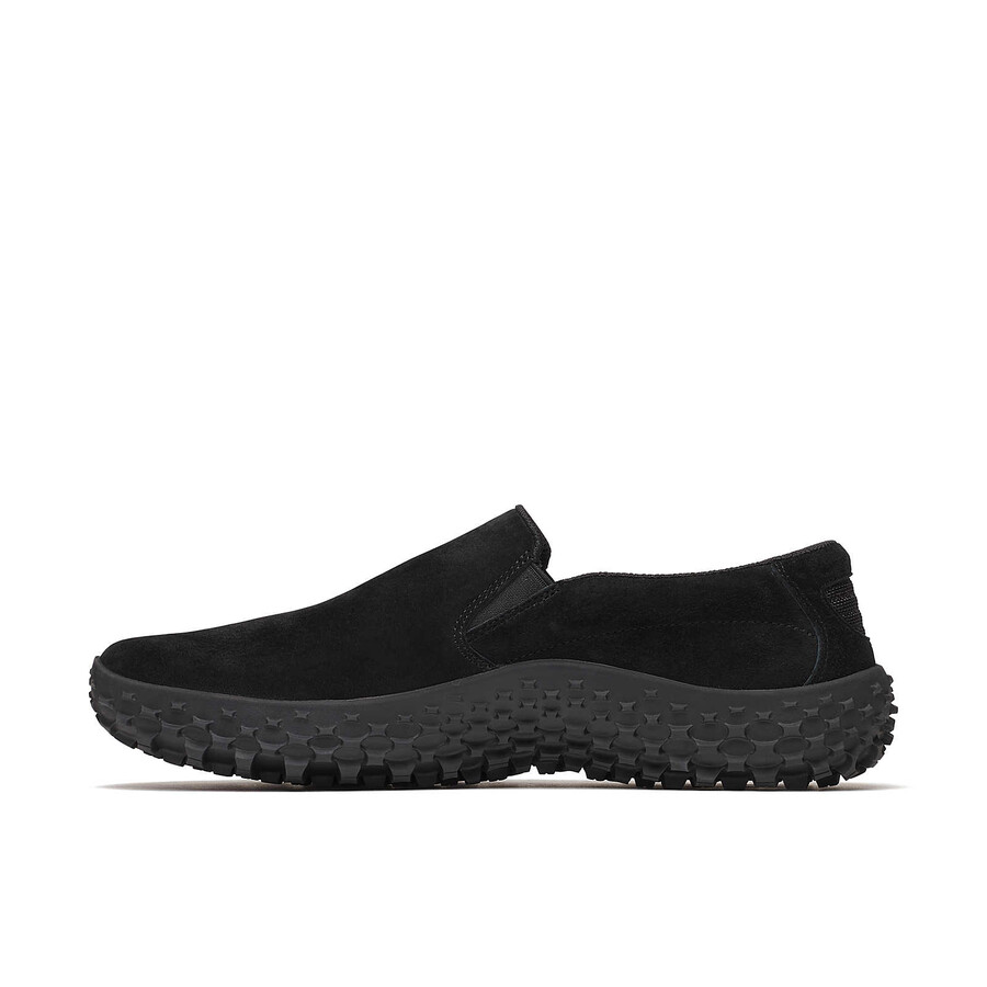 men wrapt slip on casual shoes black
