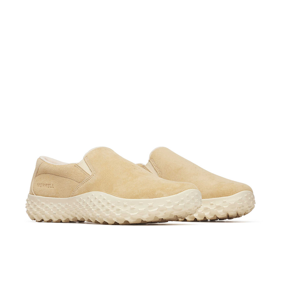 women wrapt slip on casual shoes latte