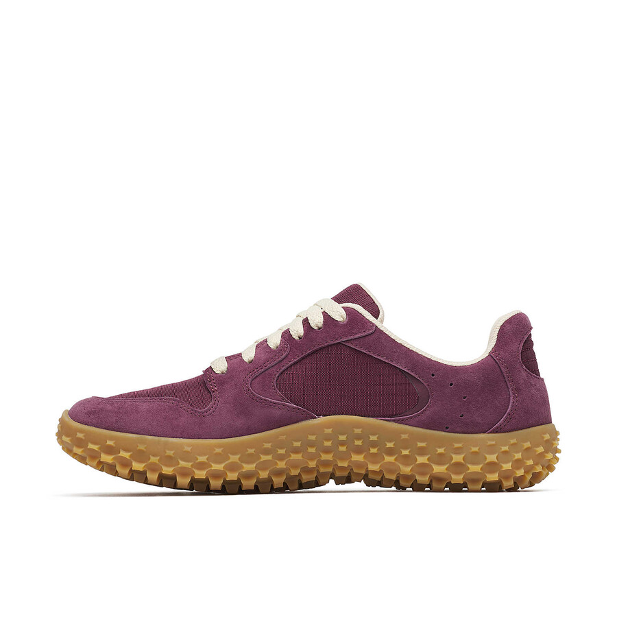 women wrapt sneaker casual shoes dark cherry