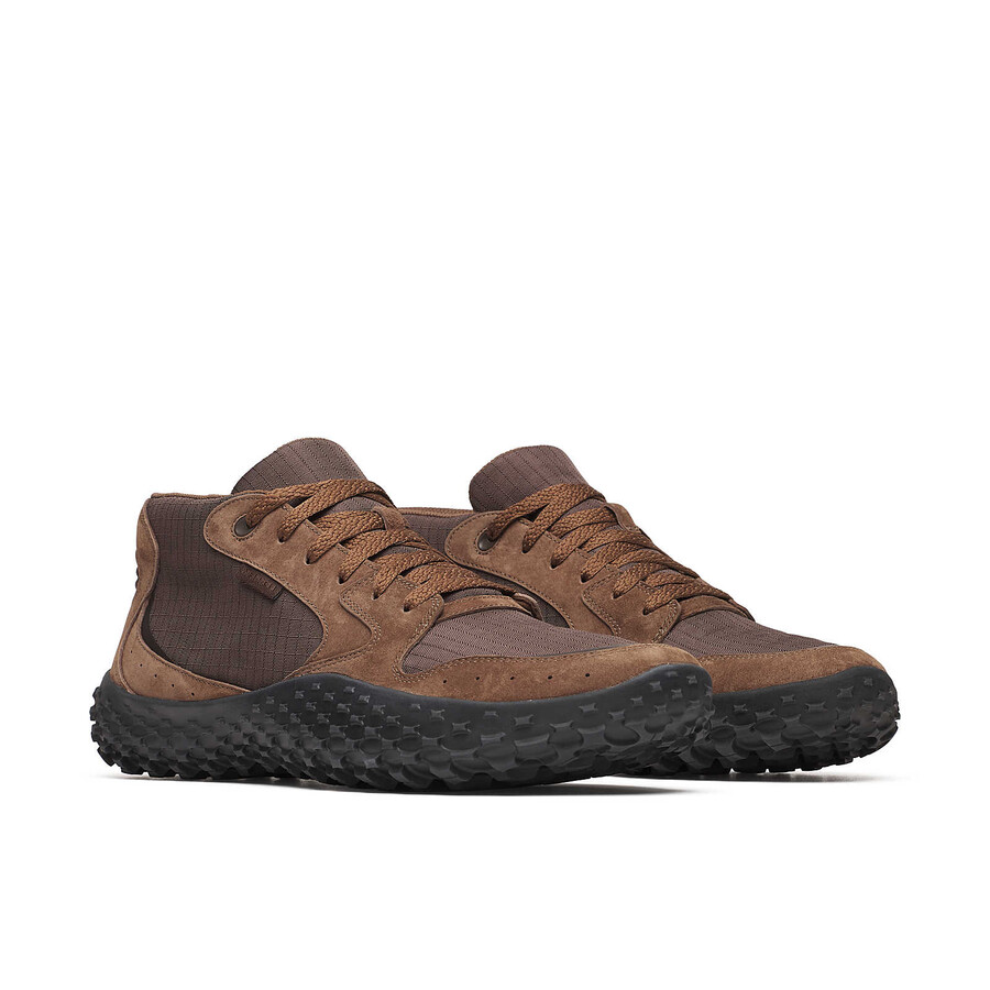 men - wrapt sneaker mid waterproof - boots coffee