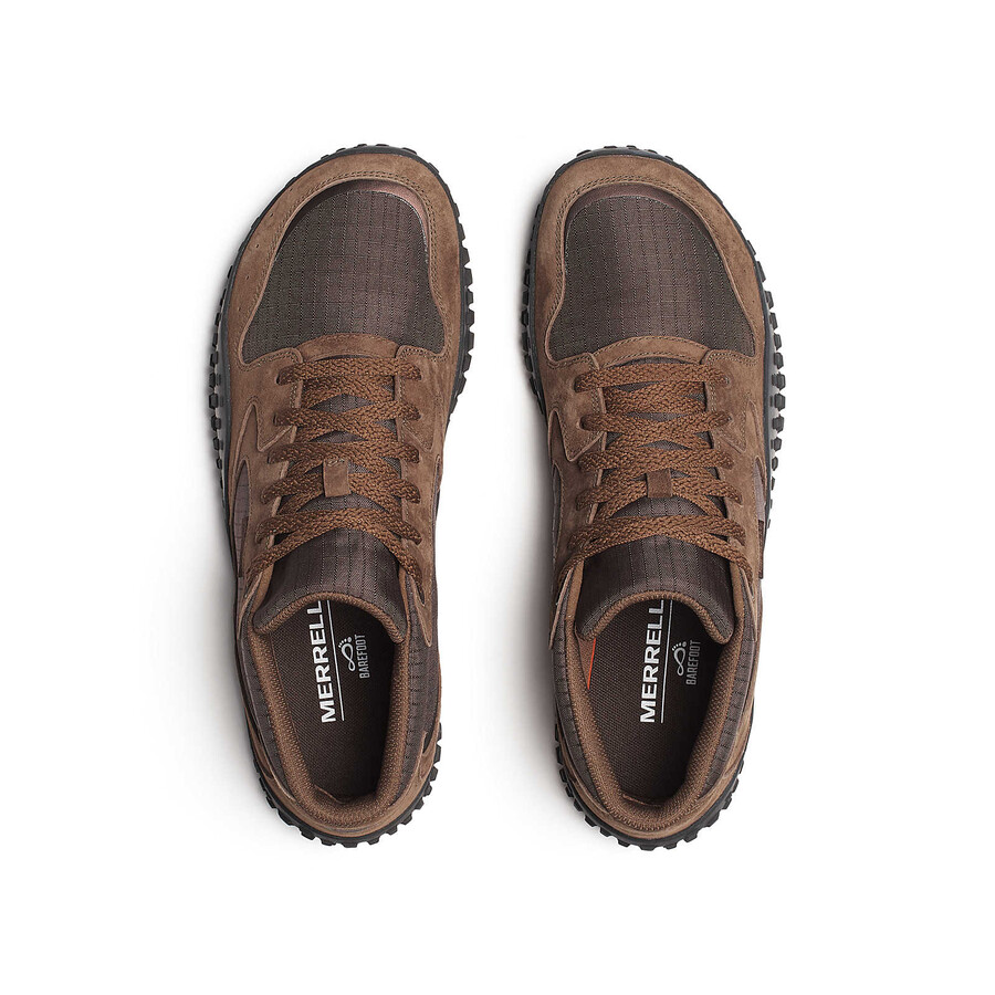 men - wrapt sneaker mid waterproof - boots coffee