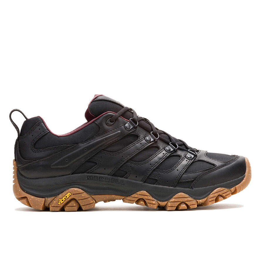 men - moab 3 luxe leather - low black gum