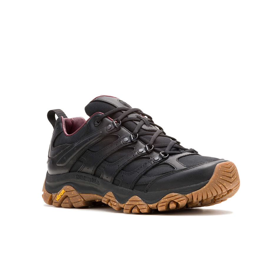 men - moab 3 luxe leather - low black gum