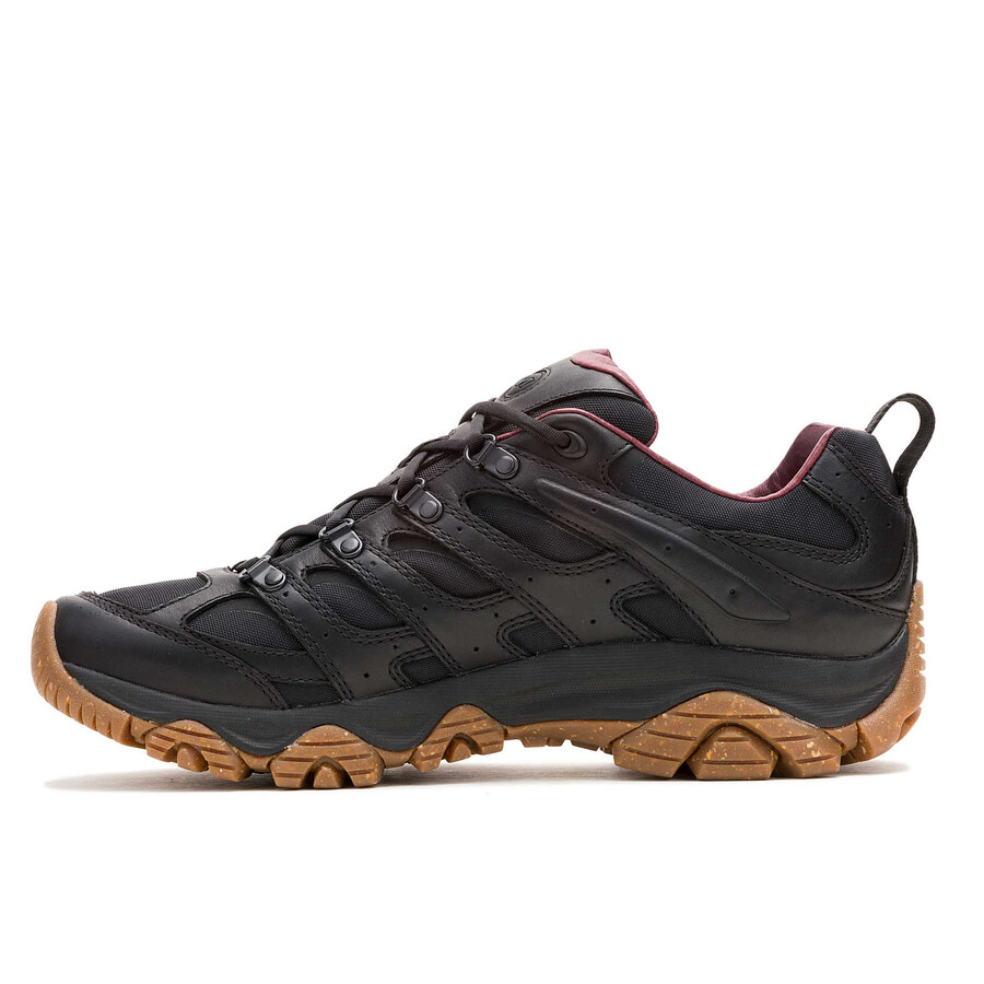 men - moab 3 luxe leather - low black gum