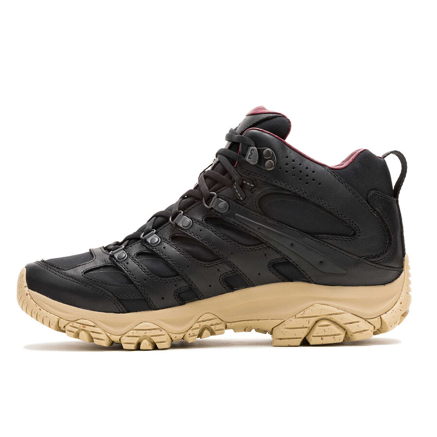 men - moab 3 luxe leather mid waterproof - boots blacktan