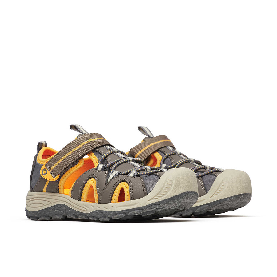 big kid - hydro 2 sandal - water shoes brownorange