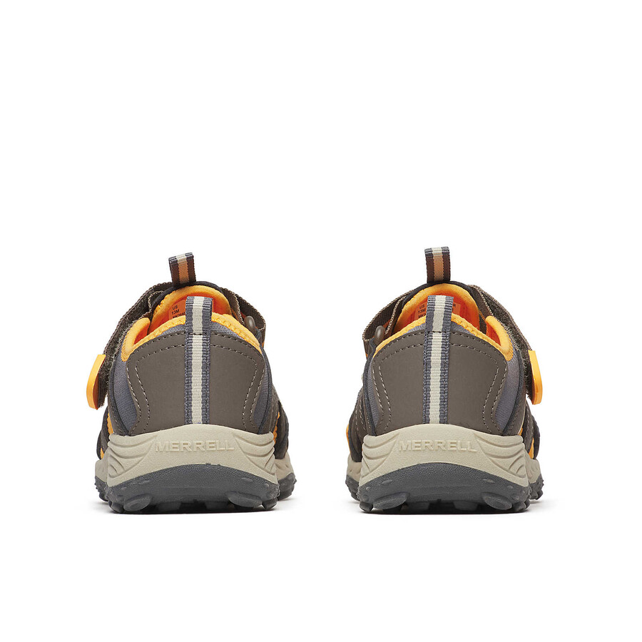 big kid - hydro 2 sandal - water shoes brownorange