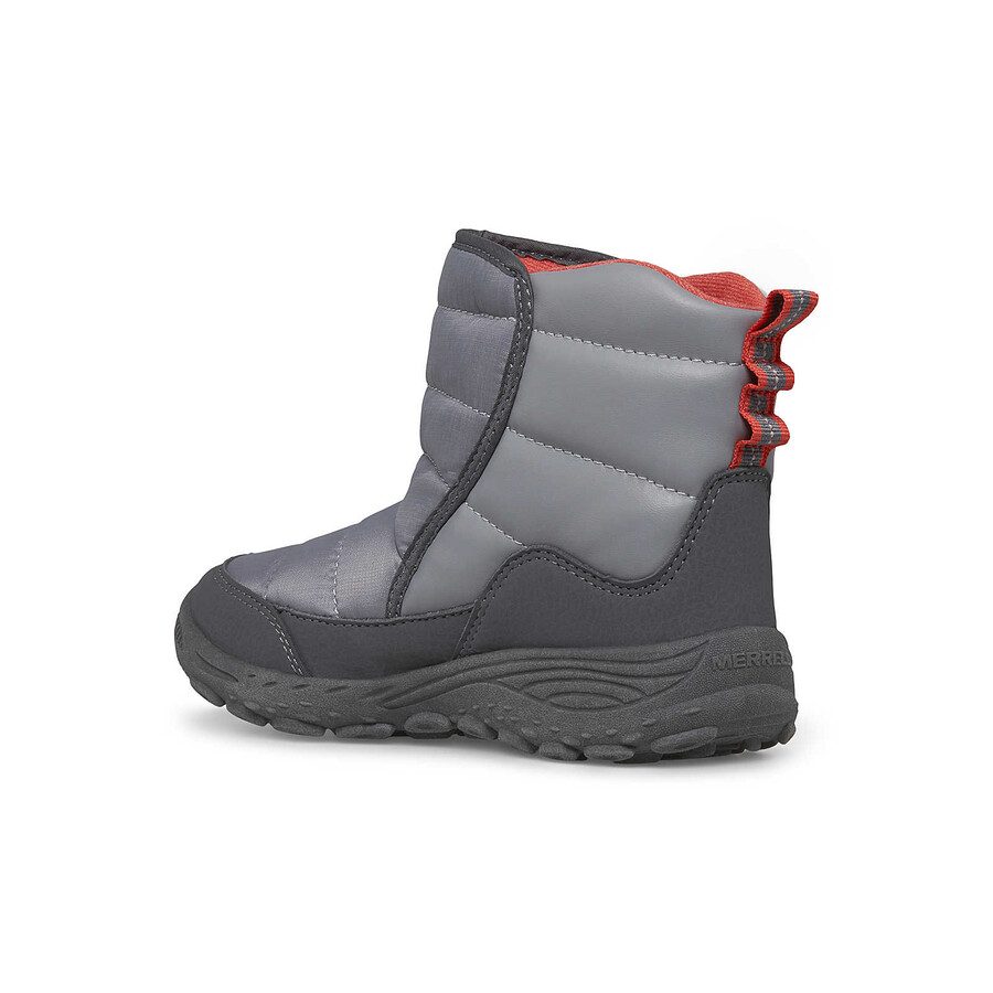 big kid - polar puffer boot - boots grey