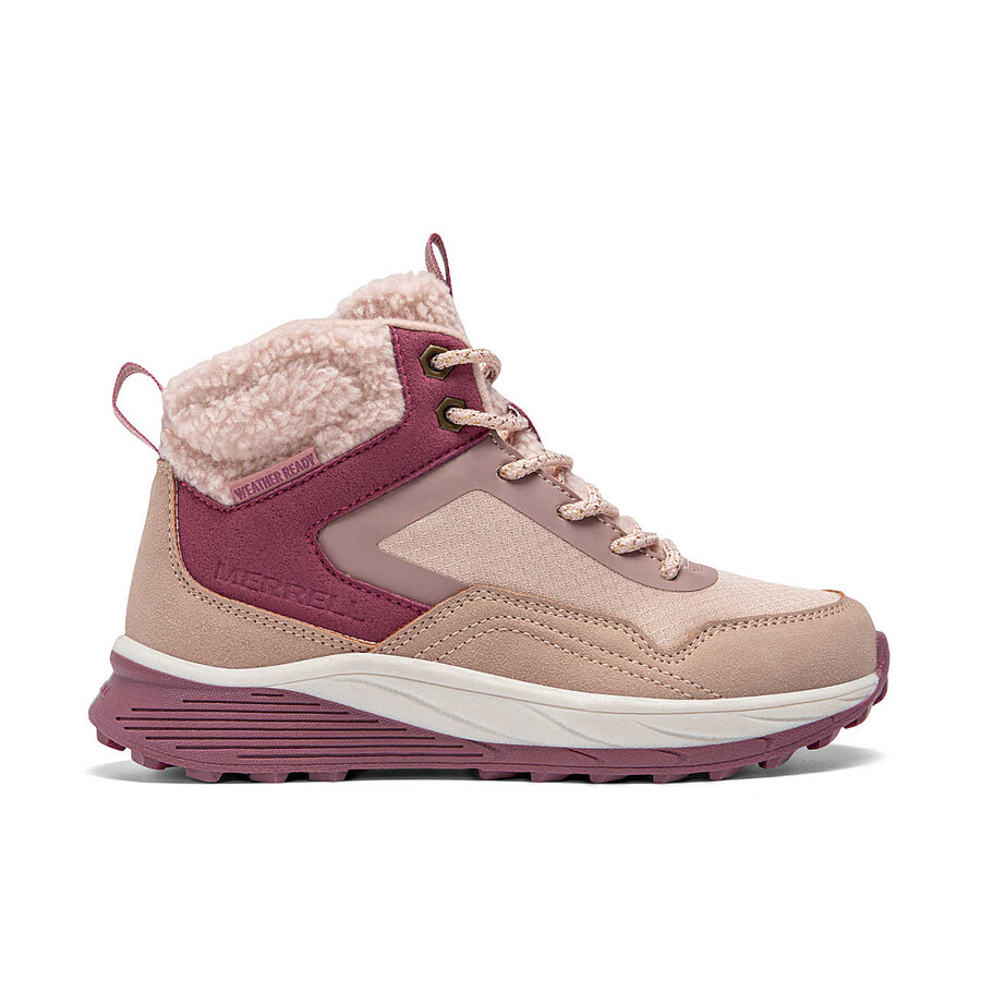 big kid - snova mid - boots bk dusty pink