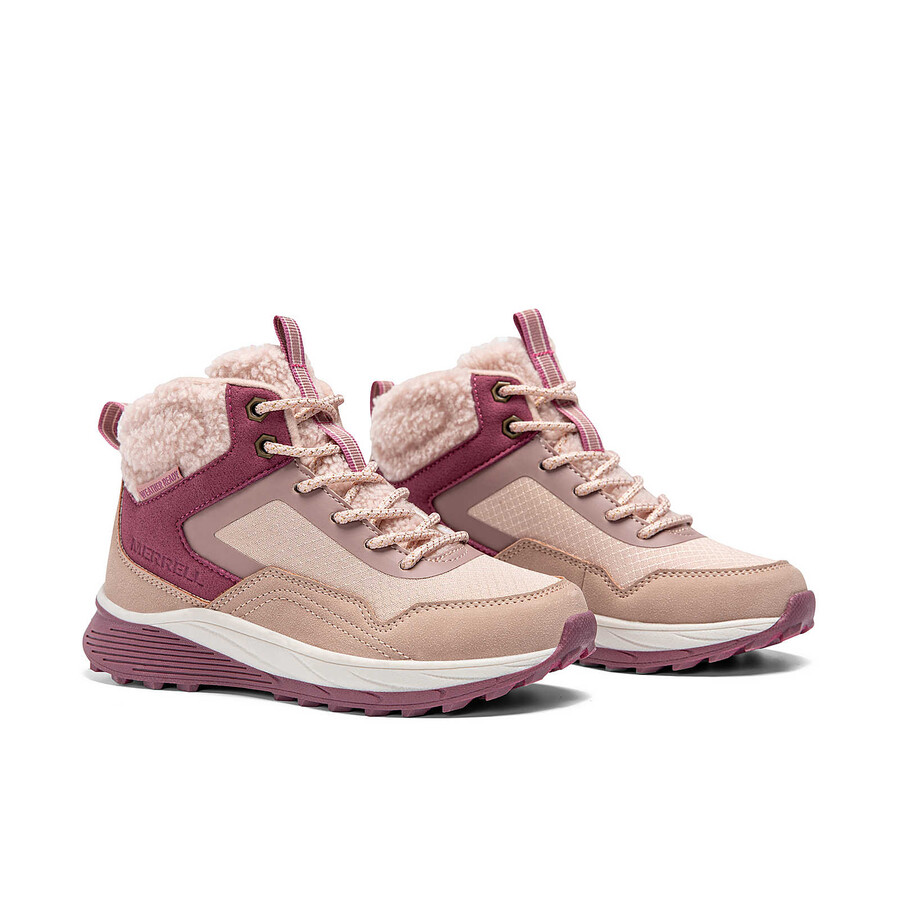 big kid - snova mid - boots bk dusty pink