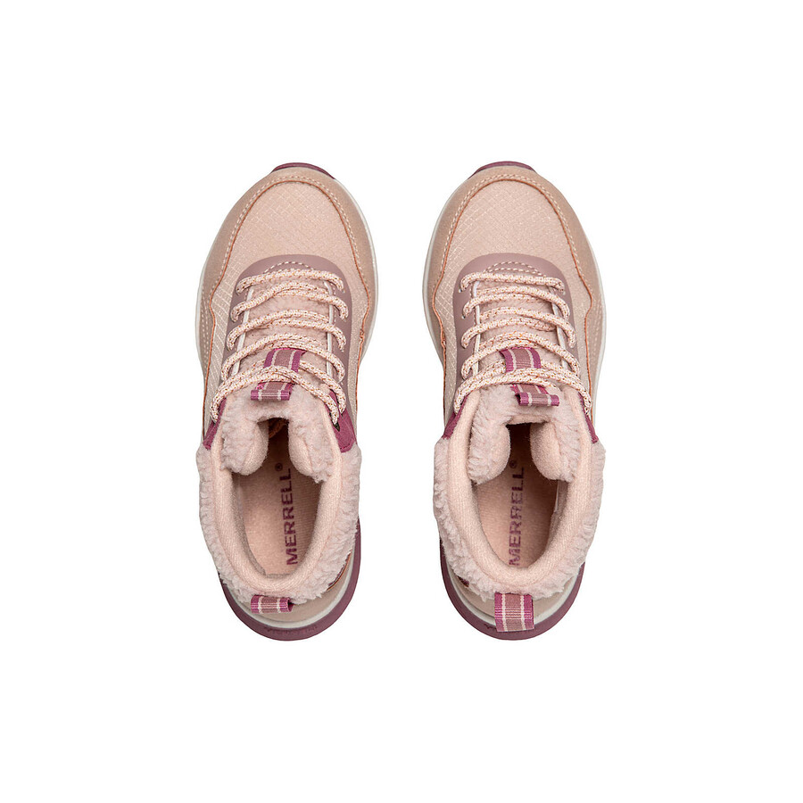 big kid - snova mid - boots bk dusty pink