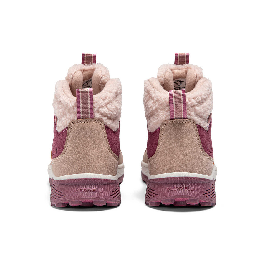 big kid - snova mid - boots bk dusty pink