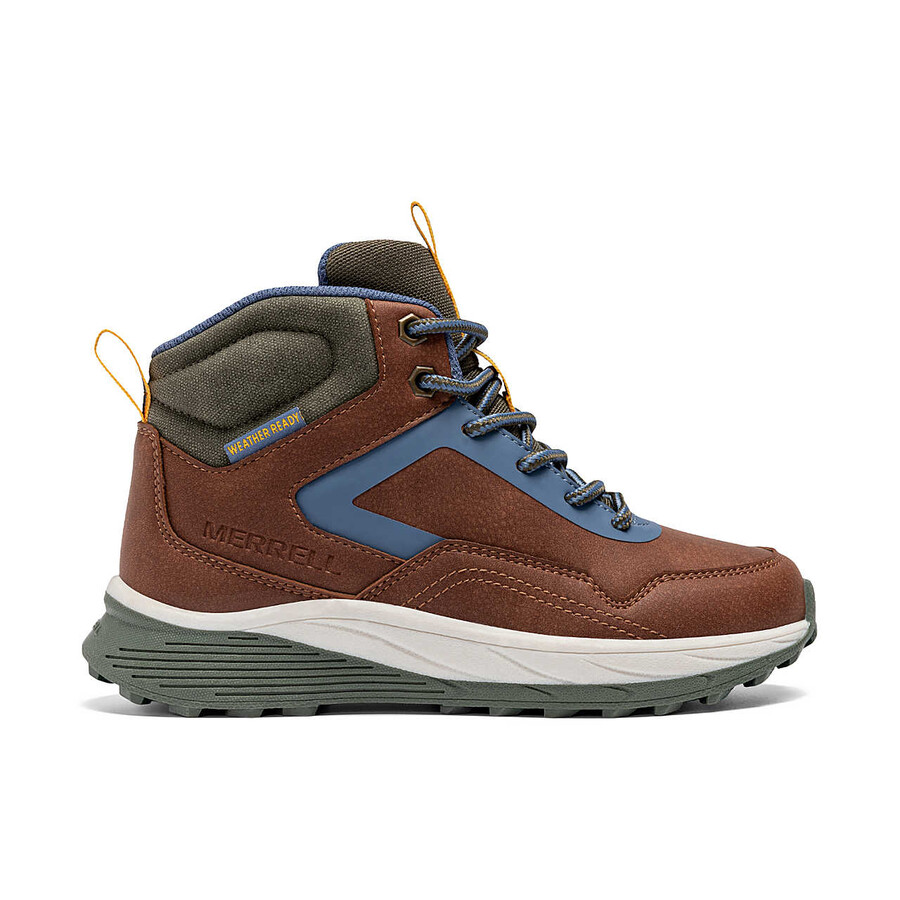 big kid - snova mid - boots bk tan