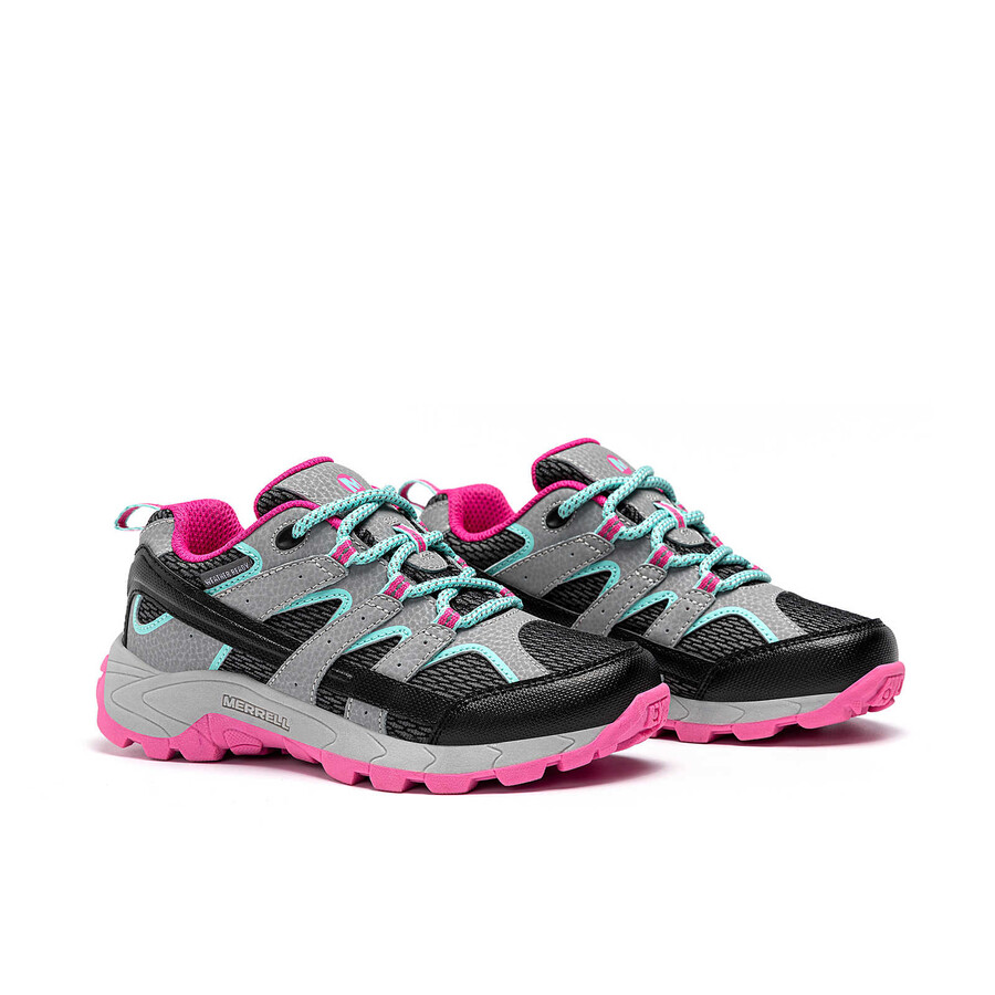 big kid - moab kdz waterproof - boots bk greypink