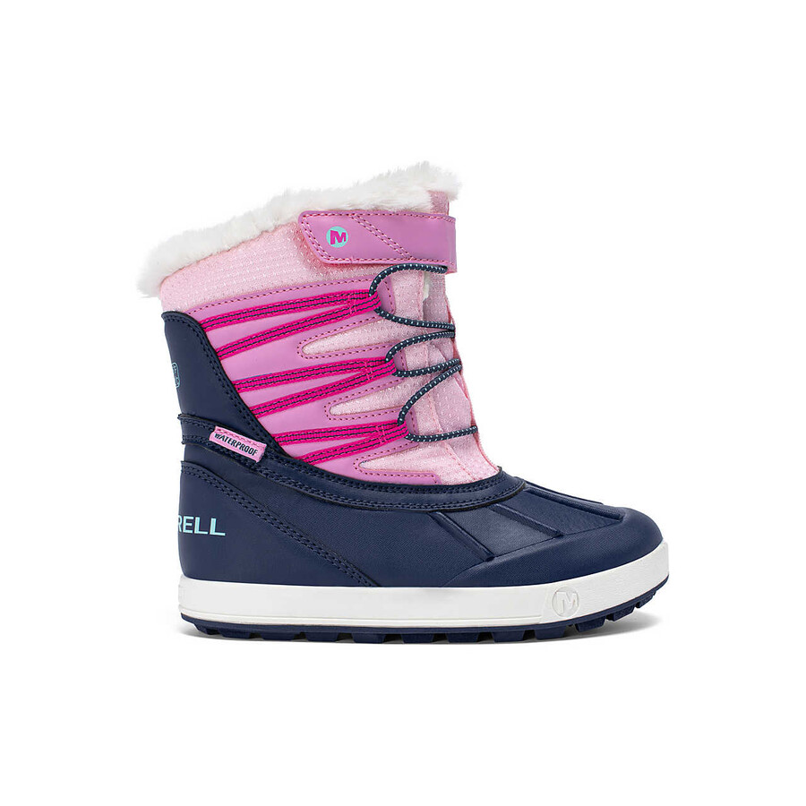 big kid - snow bank 5 waterproof - boots lk navypink