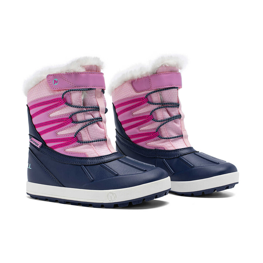 big kid - snow bank 5 waterproof - boots lk navypink