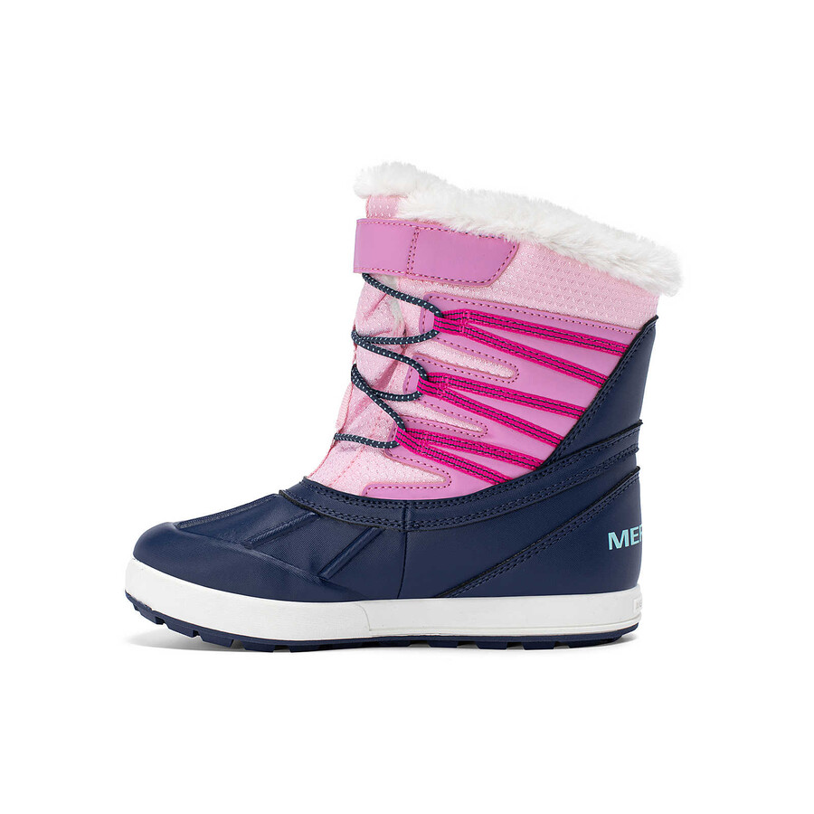 big kid - snow bank 5 waterproof - boots lk navypink