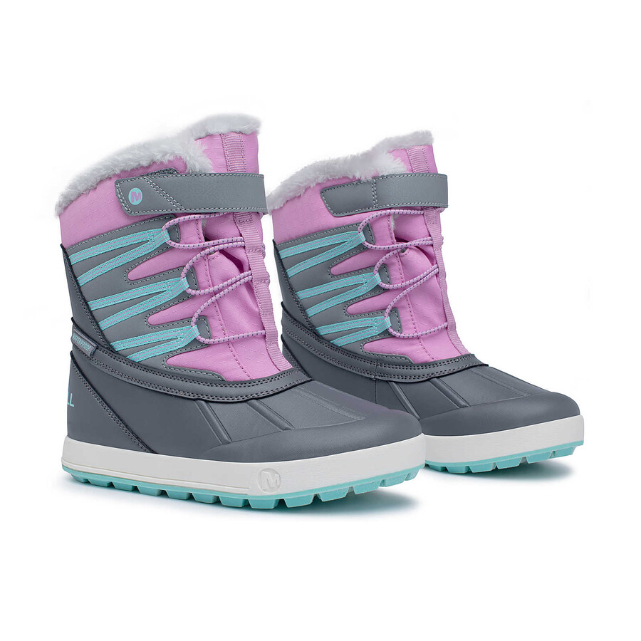 big kid - snow bank 5 waterproof - boots lk greypurple