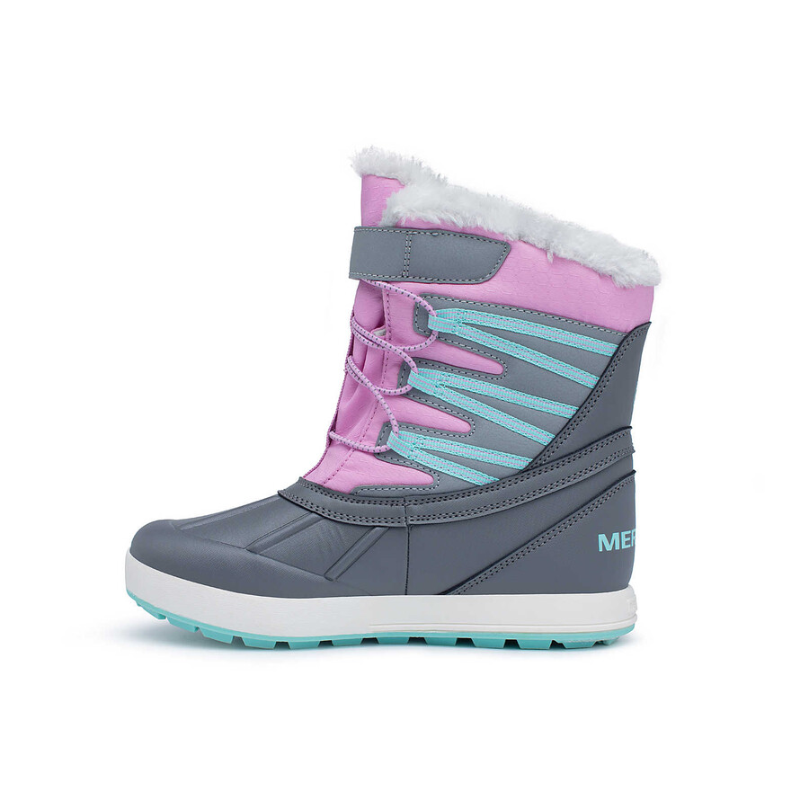 big kid - snow bank 5 waterproof - boots lk greypurple