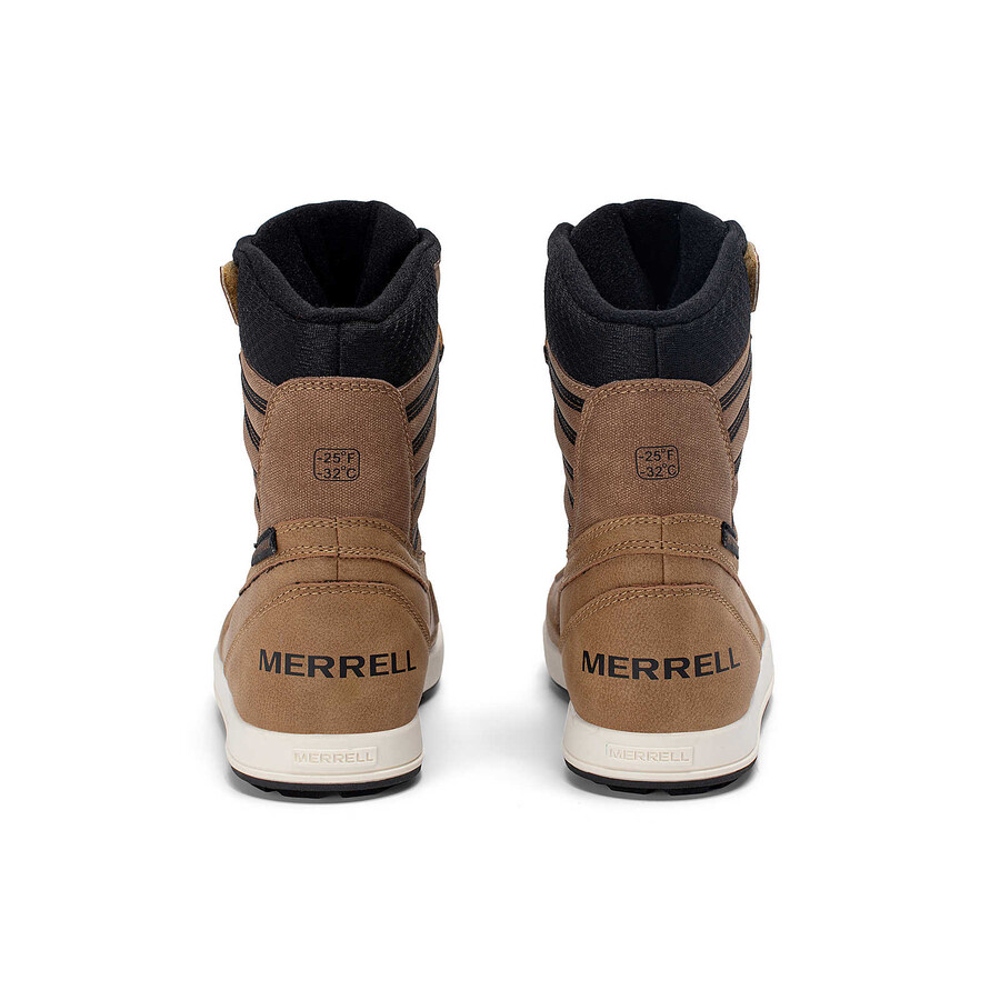 big kid - snow bank 5 waterproof - boots lk wheatblack