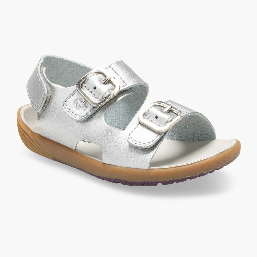 little kid - bare steps sandal - water shoes silver