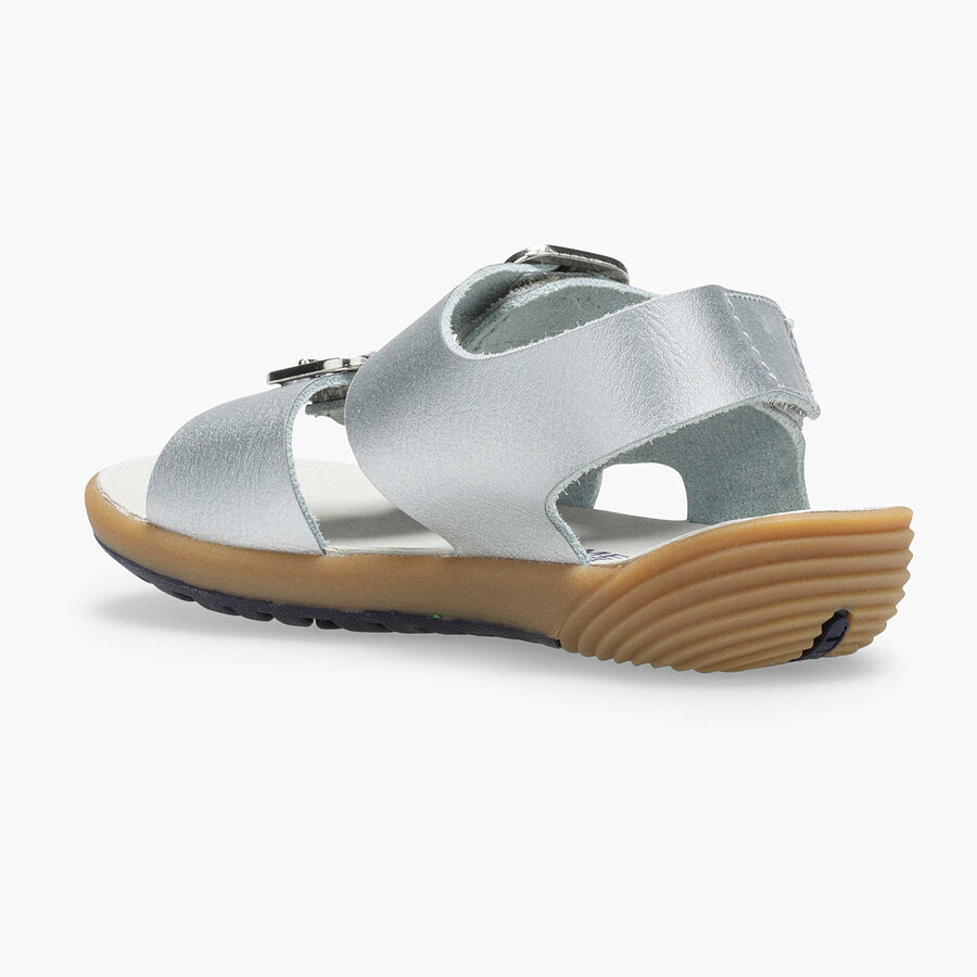 little kid - bare steps sandal - water shoes silver