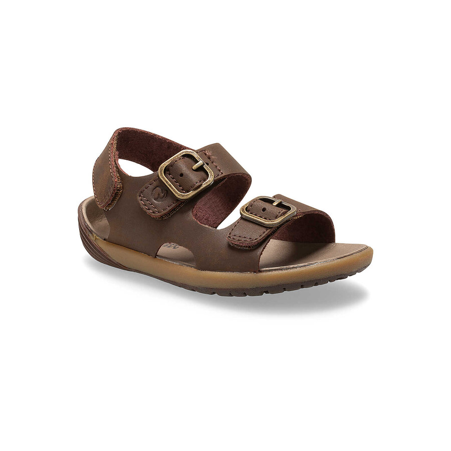 little kid - bare steps sandal - water shoes brown