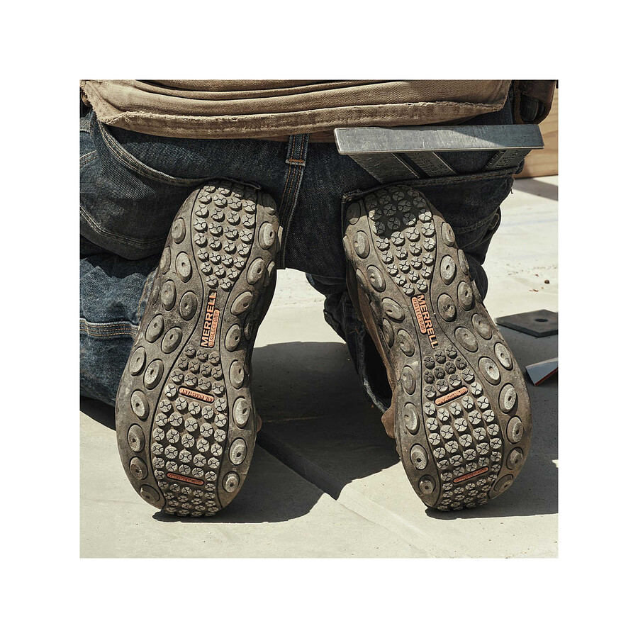 shop men jungle moc leather comp toe shoes black