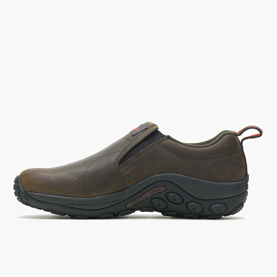 men jungle moc leather sr work shoes espresso