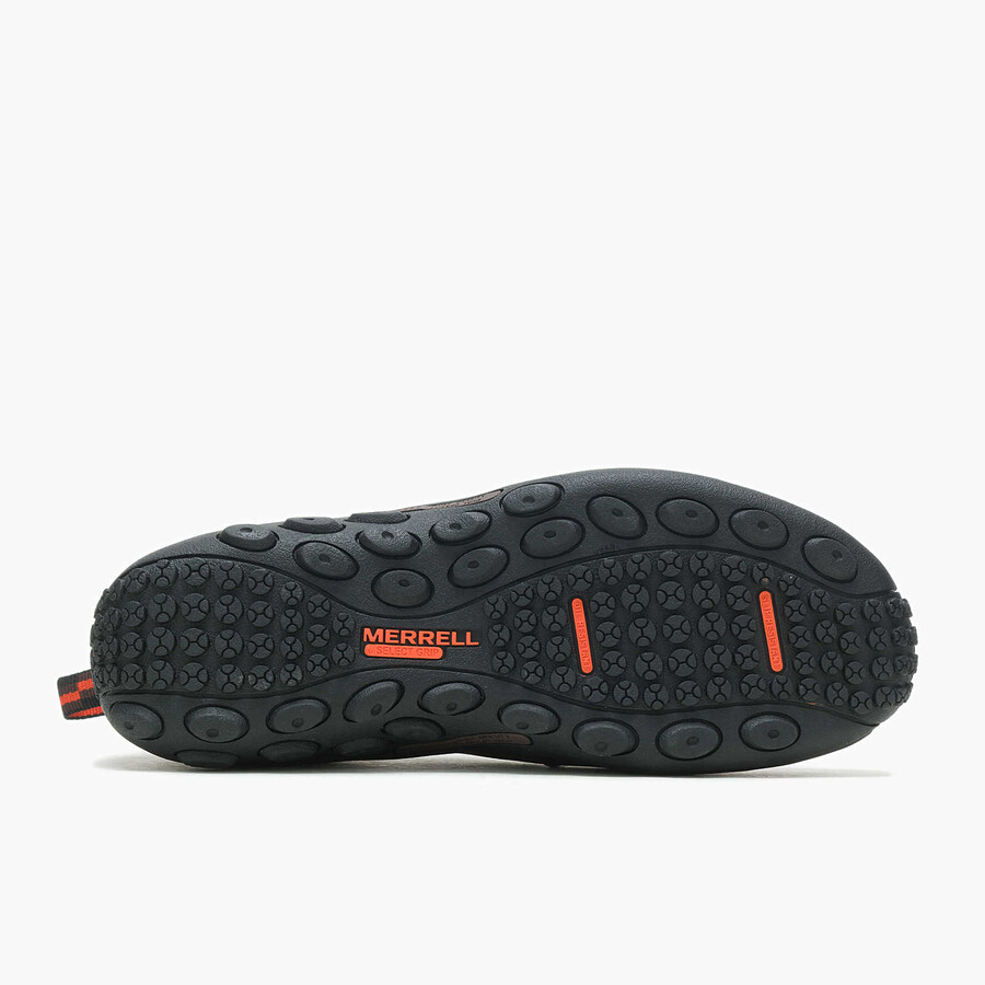 men jungle moc leather sr work shoe wide width merrell us espresso