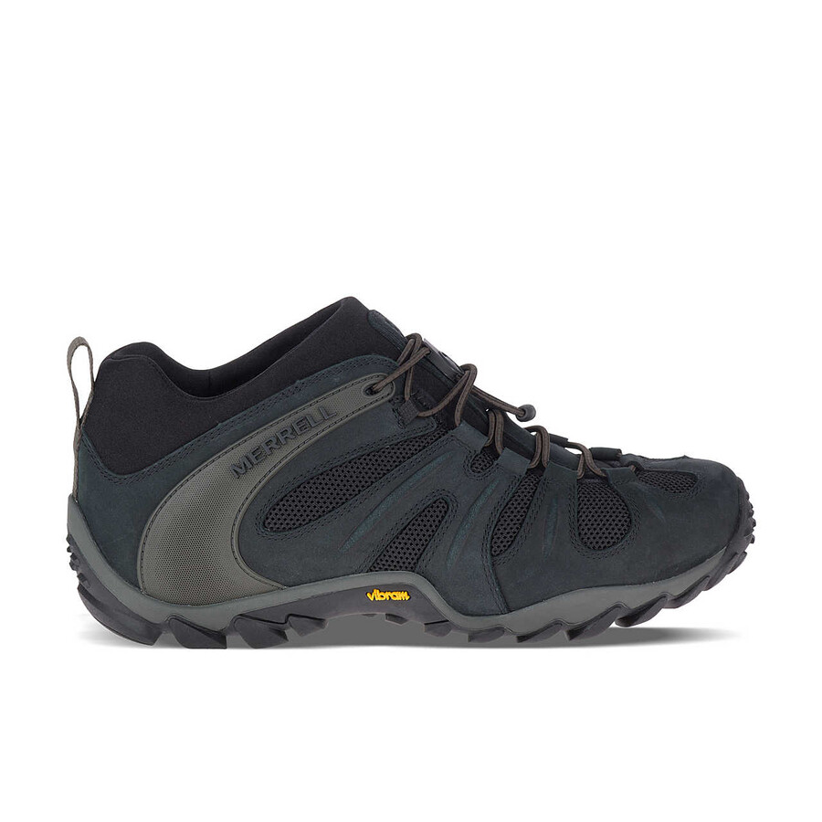 men chameleon 8 stretch hiking shoes black