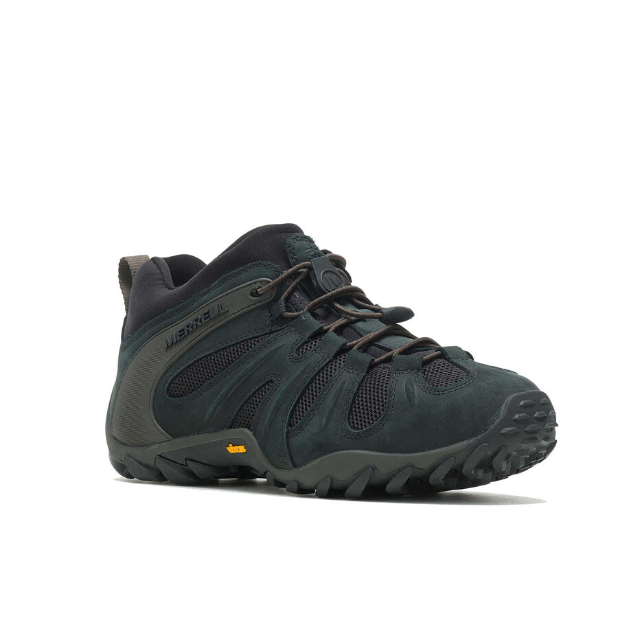 men chameleon 8 stretch hiking shoes black
