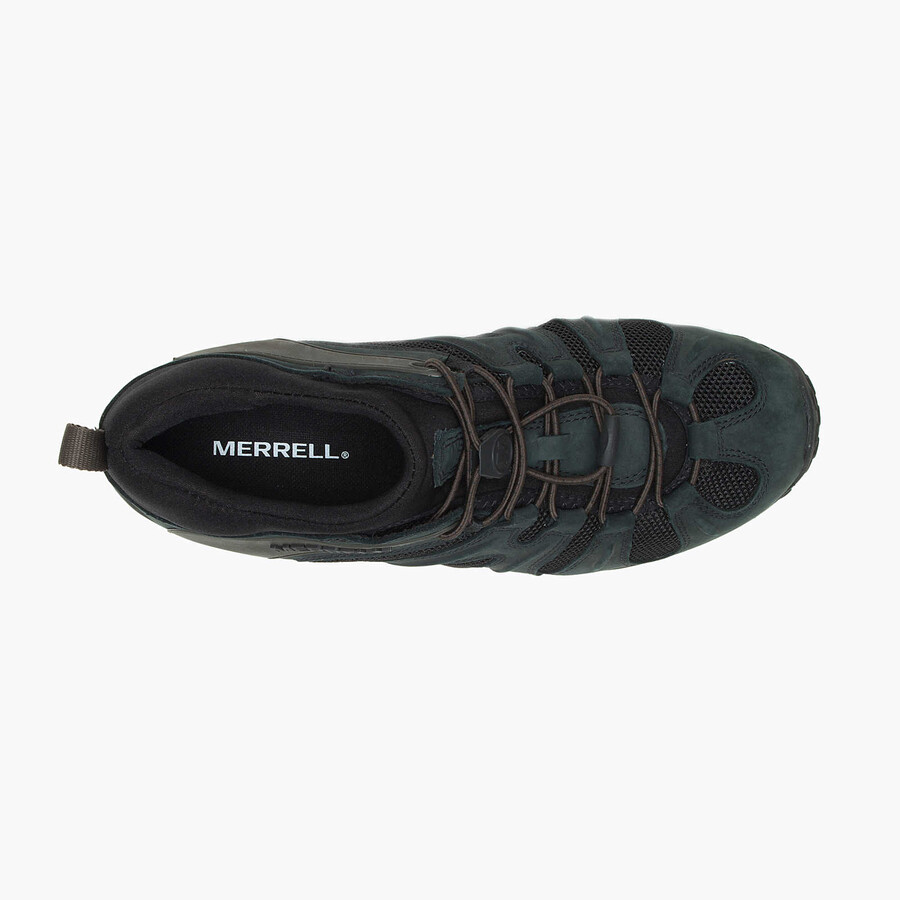 men chameleon 8 stretch hiking shoes black